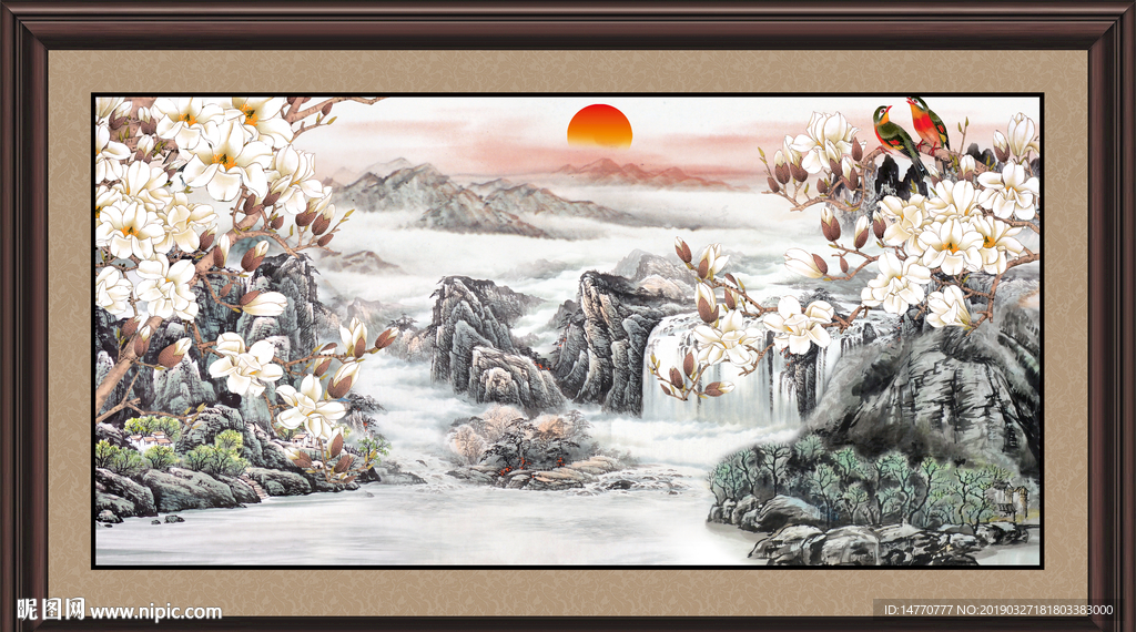 新中式山水