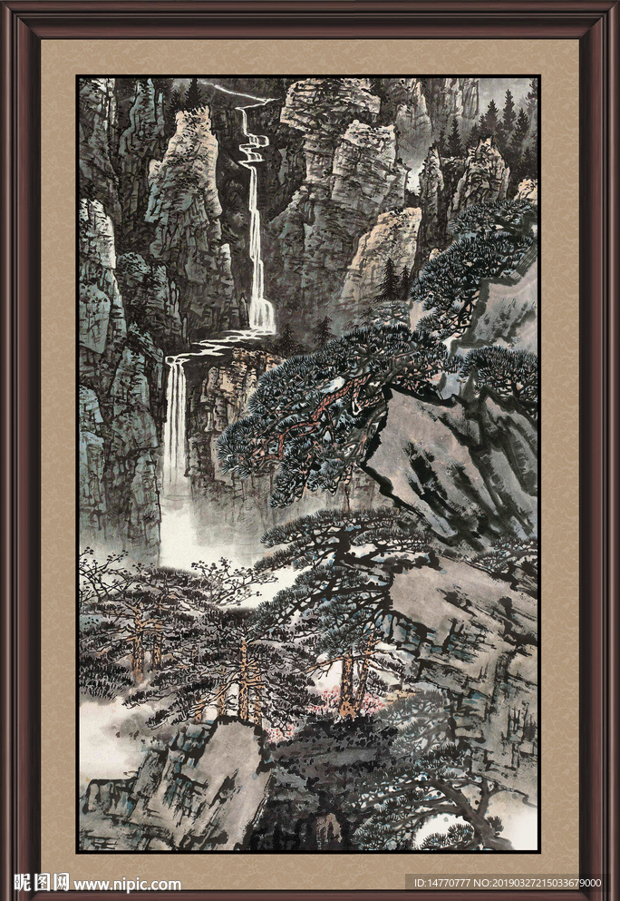 巨幅山水画