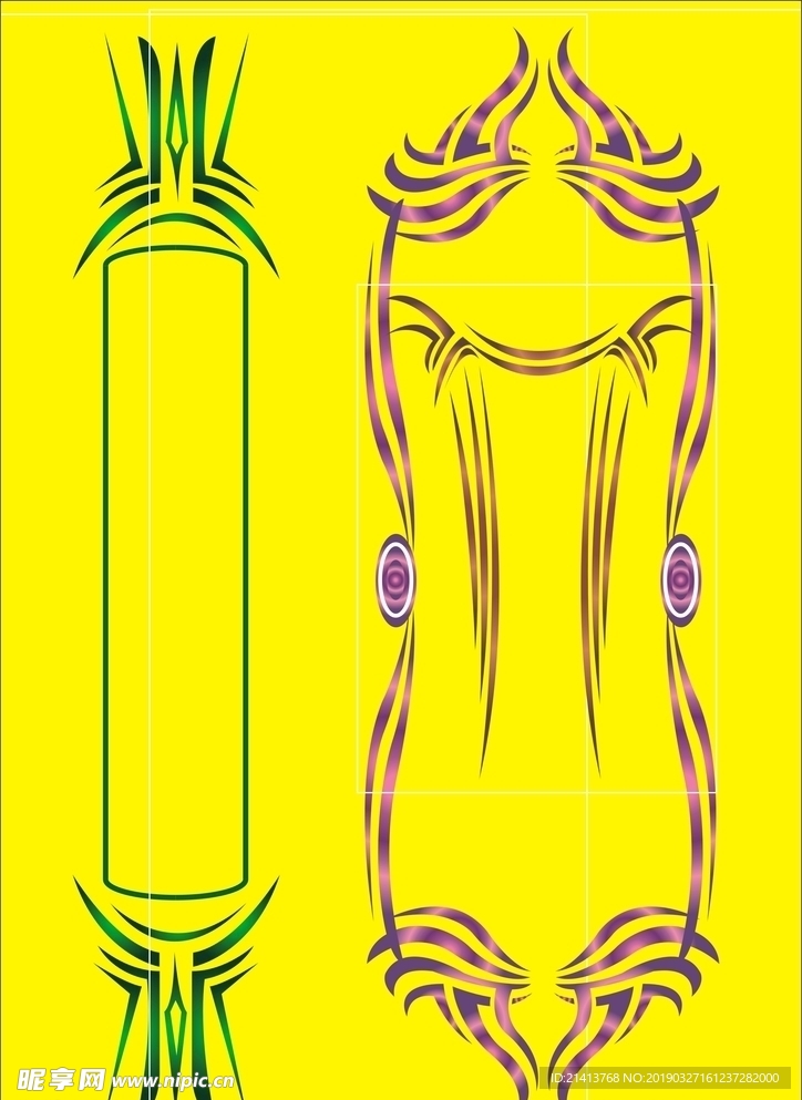 矢量传统底纹