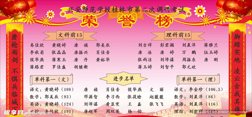 荣誉榜