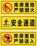 严禁烟火 库房重地