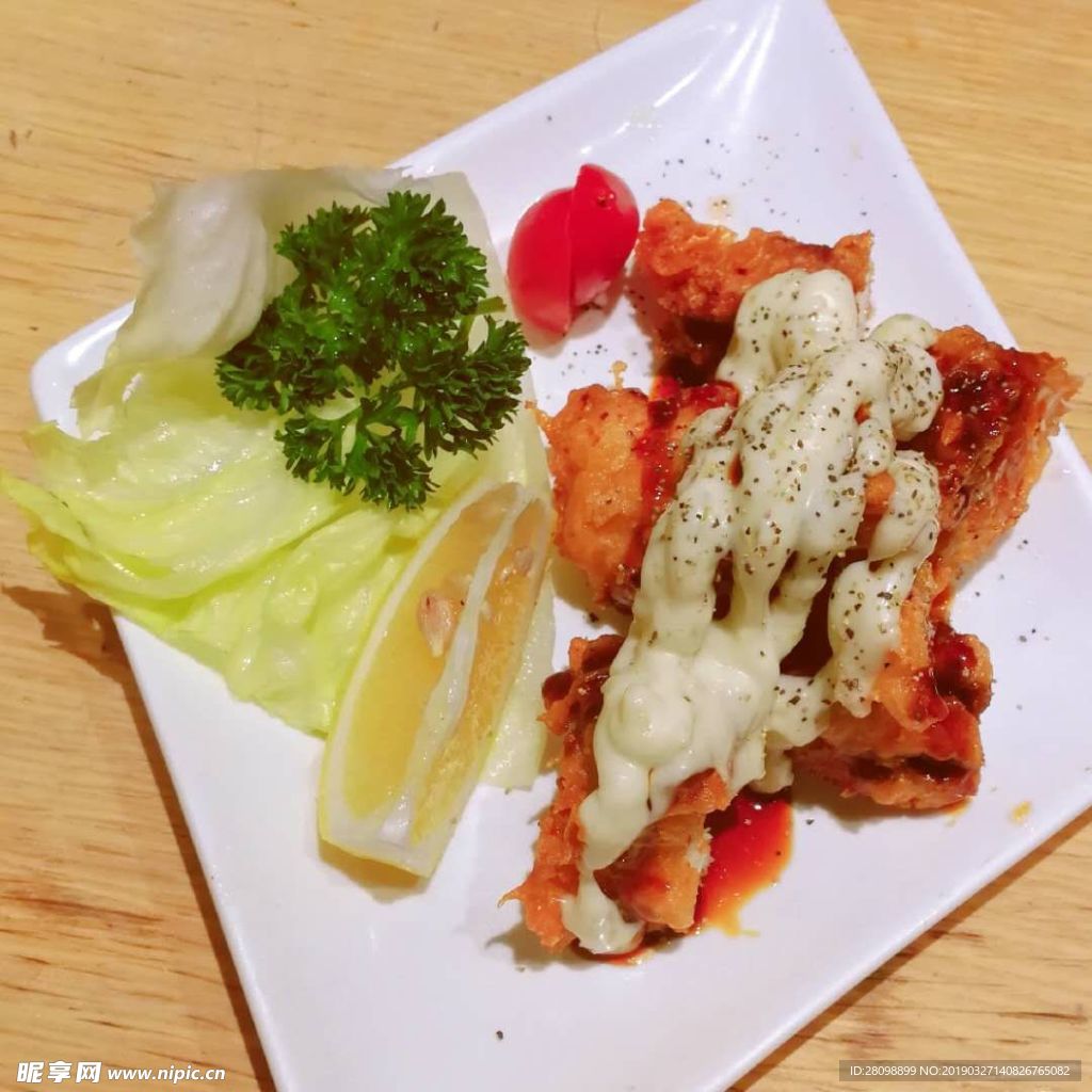 美食炸鸡