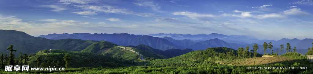 山顶全景风光