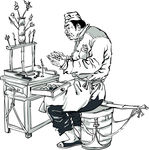 捏糖人 传统文化 手工艺 民俗