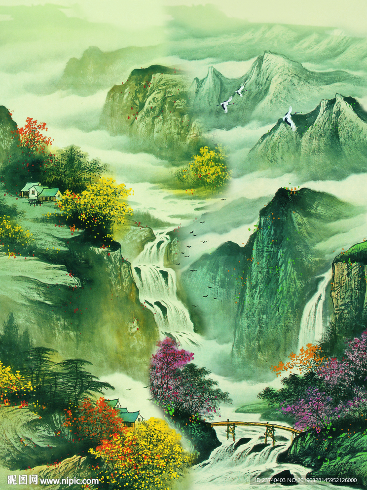 山水风景图