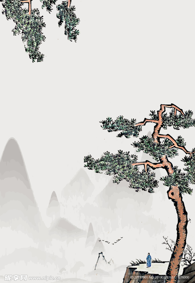 中式背景
