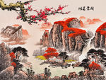 新中式背景墙