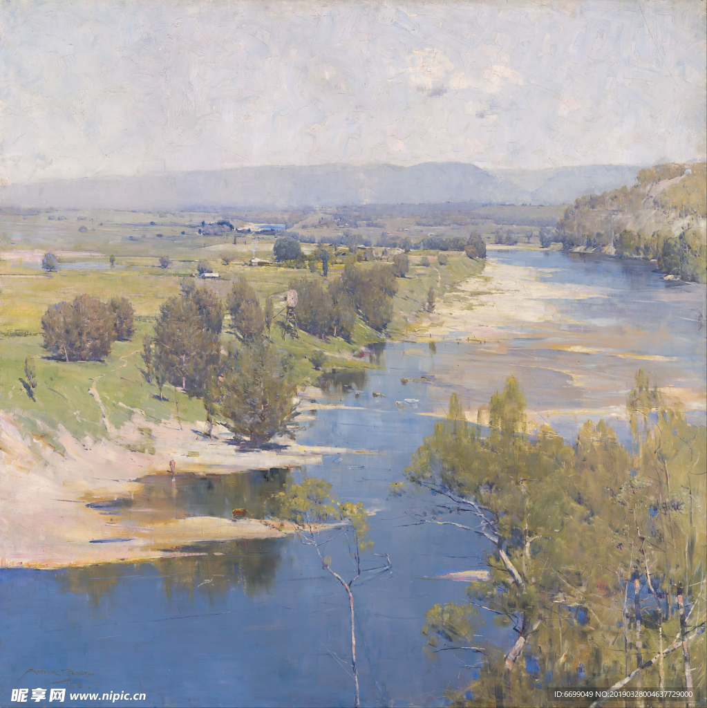风景油画图片