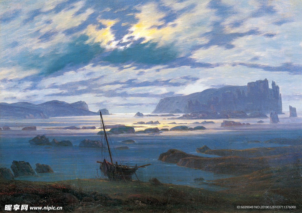 风景油画图片
