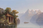 风景油画图片