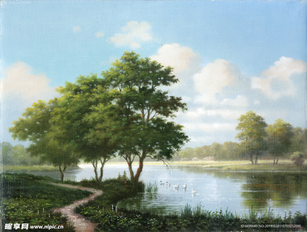 风景  油画图片