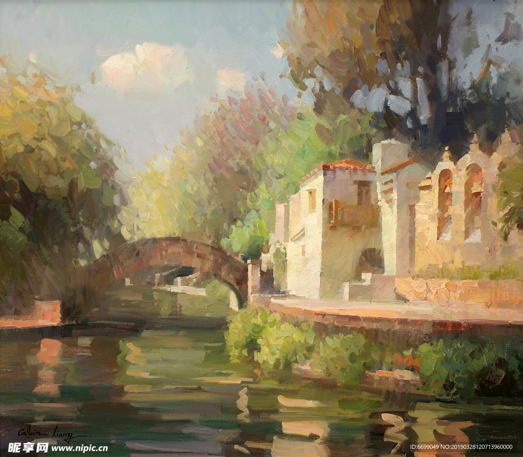 风景  油画图片