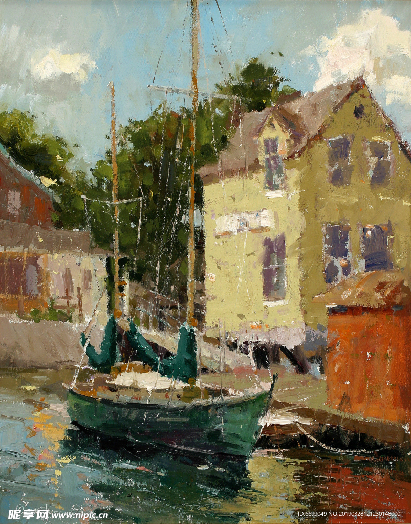 风景  油画图片