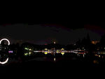 中山市 夜景 逸仙湖公园