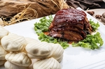 荷叶饼夹肉