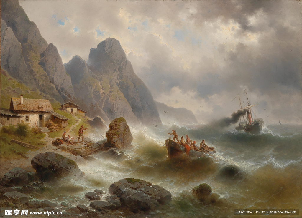 风景    油画图片