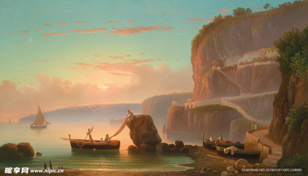 风景    油画图片
