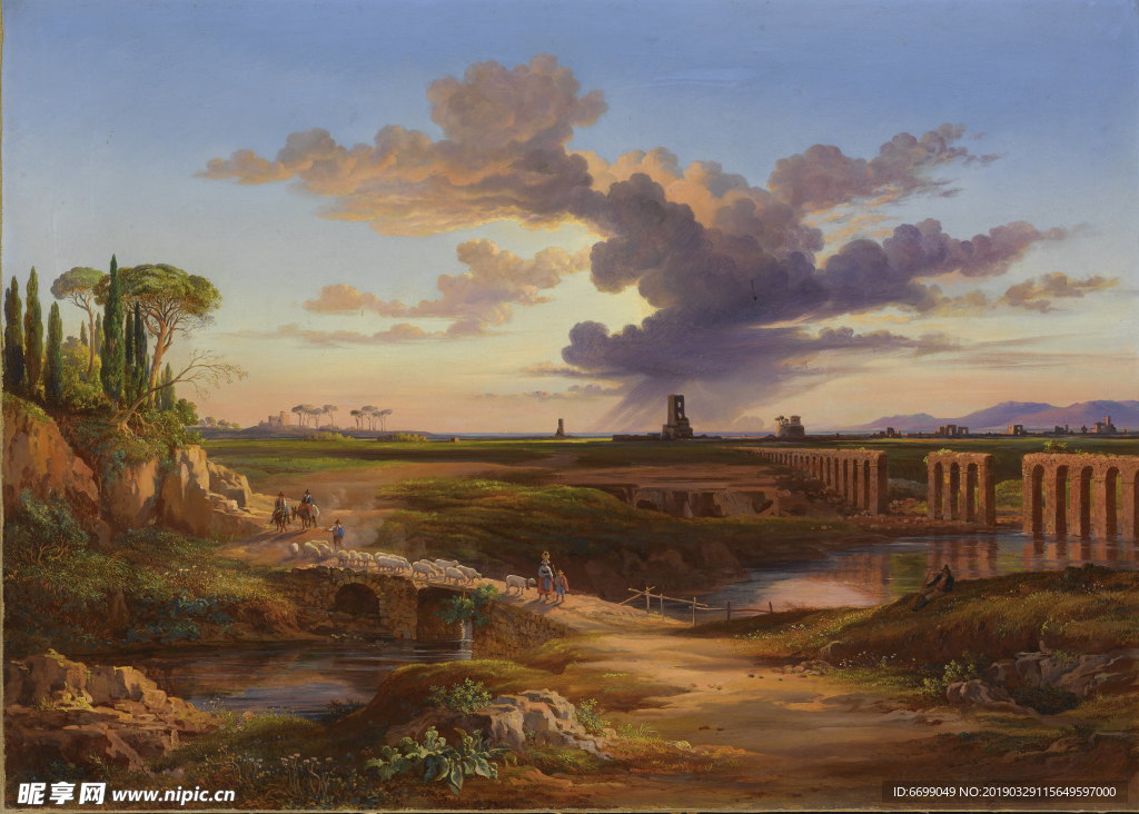 风景    油画图片