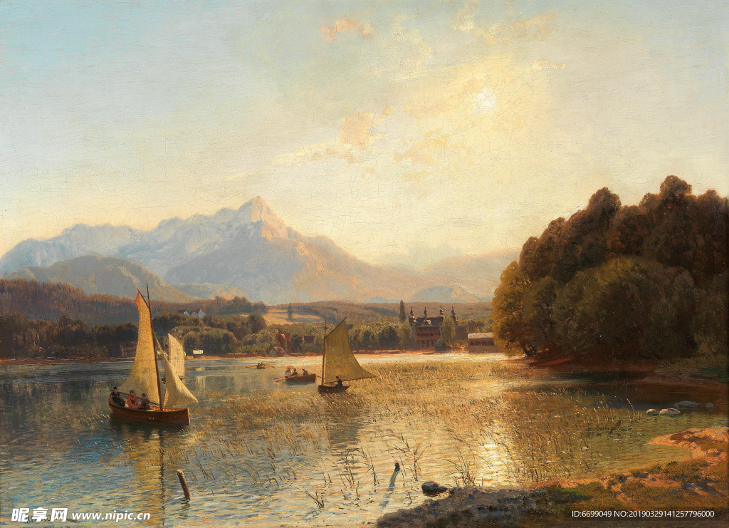 风景    油画图片