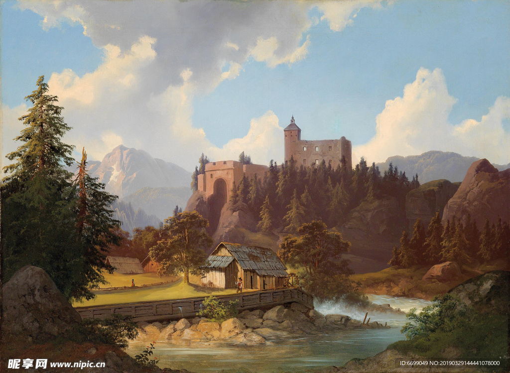 风景    油画图片