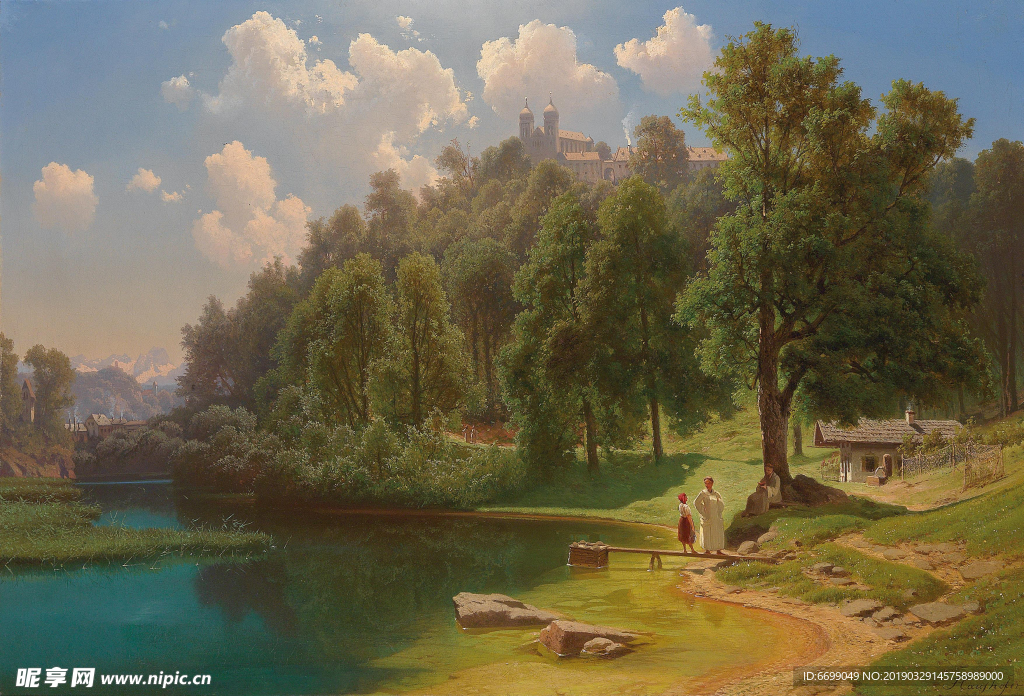 风景    油画图片