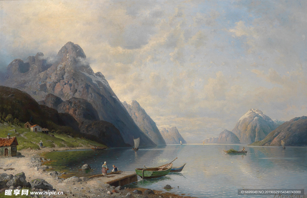风景    油画图片