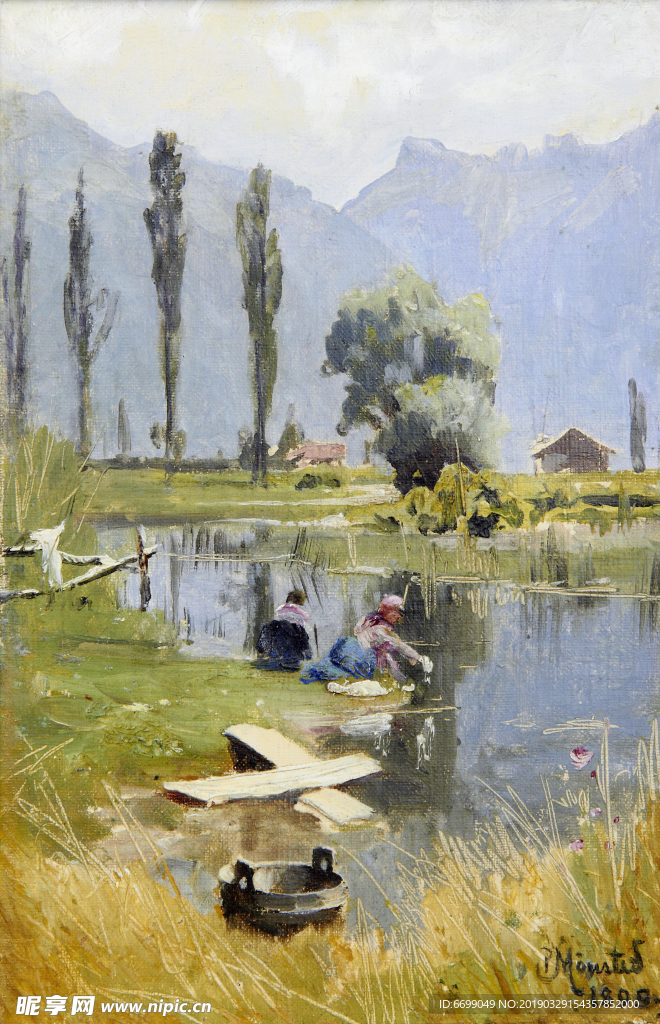 风景    油画图片