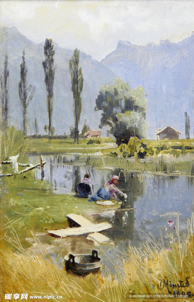 风景    油画图片