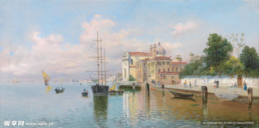 风景    油画图片