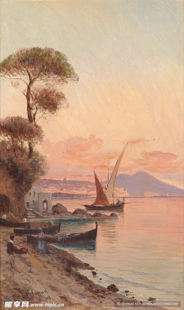 风景    油画图片