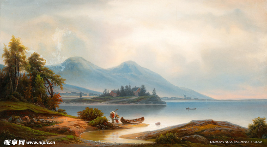 风景    油画图片