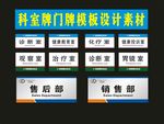 科室牌晓鹏文创新之五设计