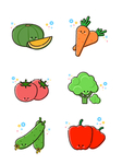 卡通蔬菜