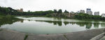 深圳大学文山湖湖水景色