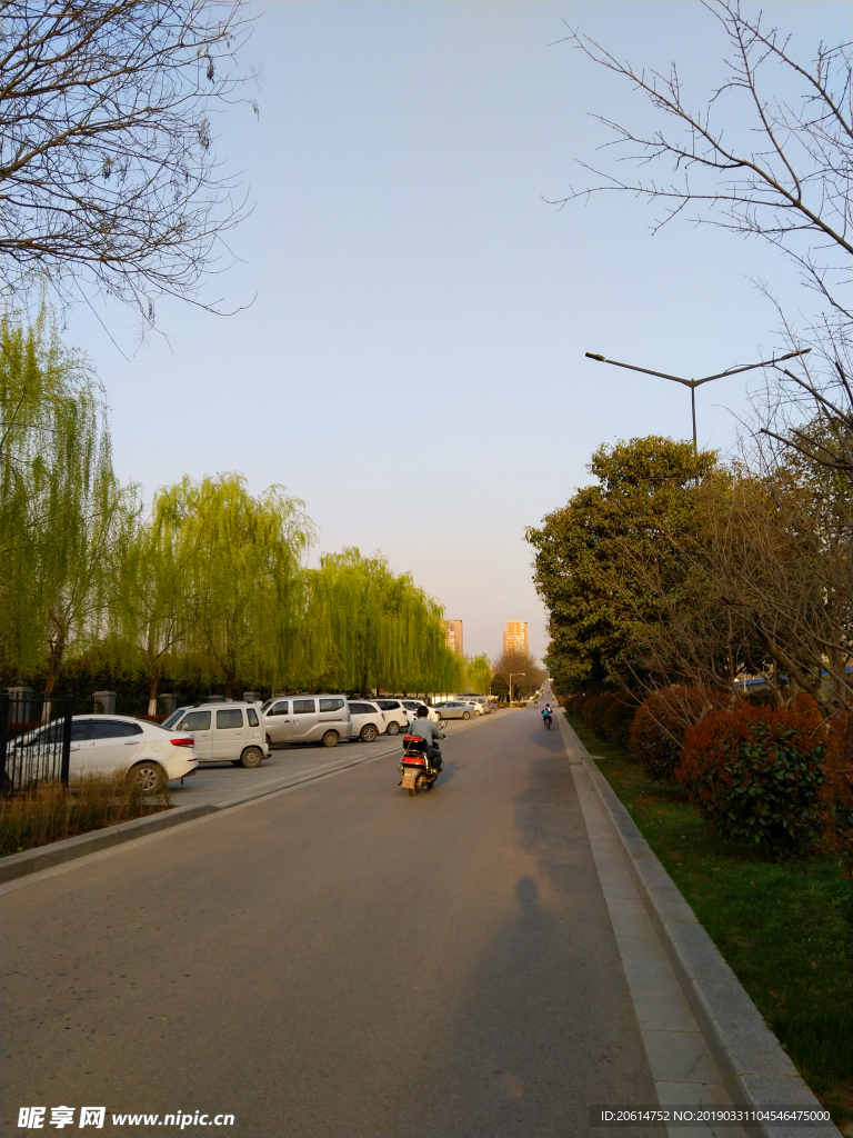 美丽的城市道路风景