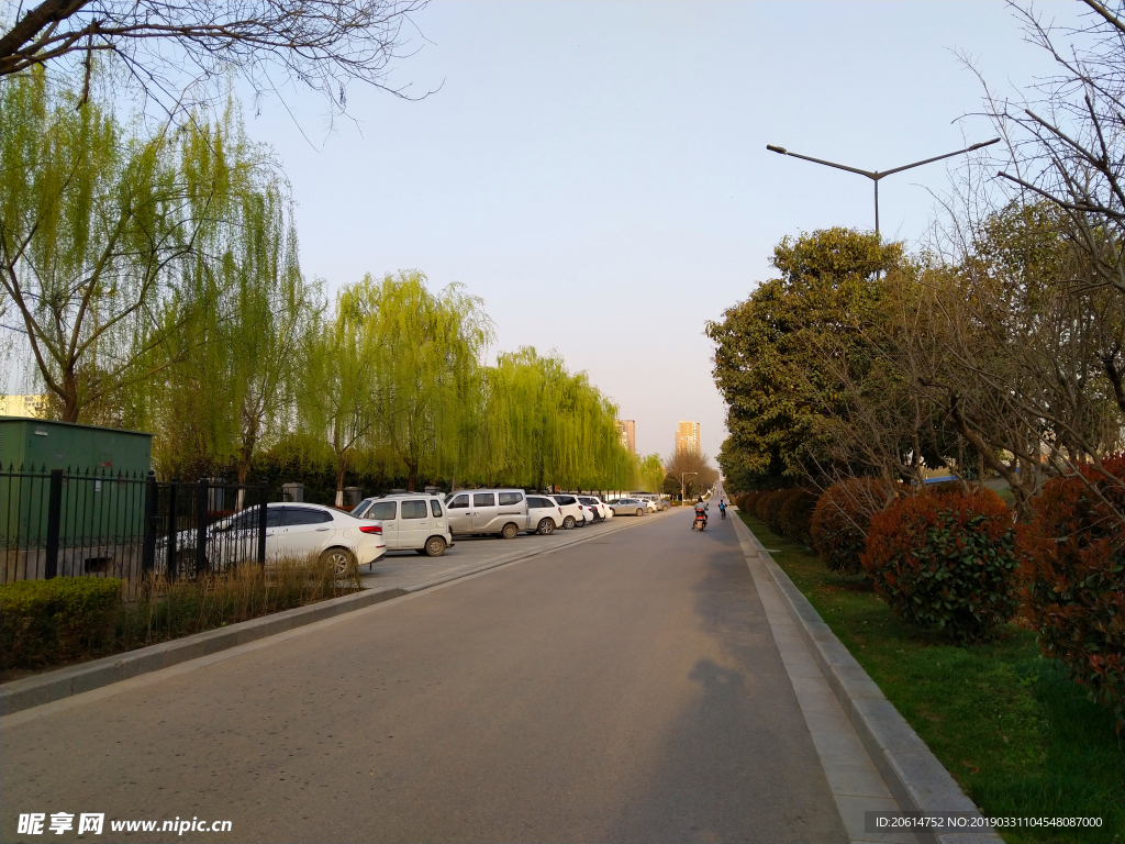 美丽的城市道路风景