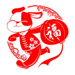 狗剪影