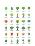 卡通树