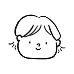 可爱女孩简笔线条画