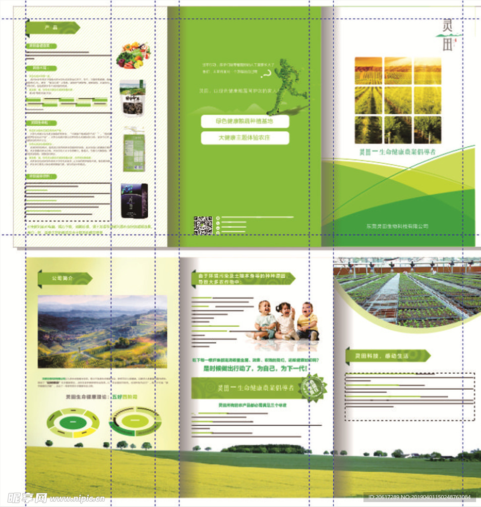 灵田生物科技绿色画册