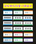 科室牌创意晓文编辑之十设计图片