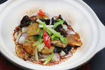 豉油香葱脆鸡煲