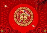 中式婚礼背景