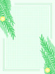 清新树叶背景