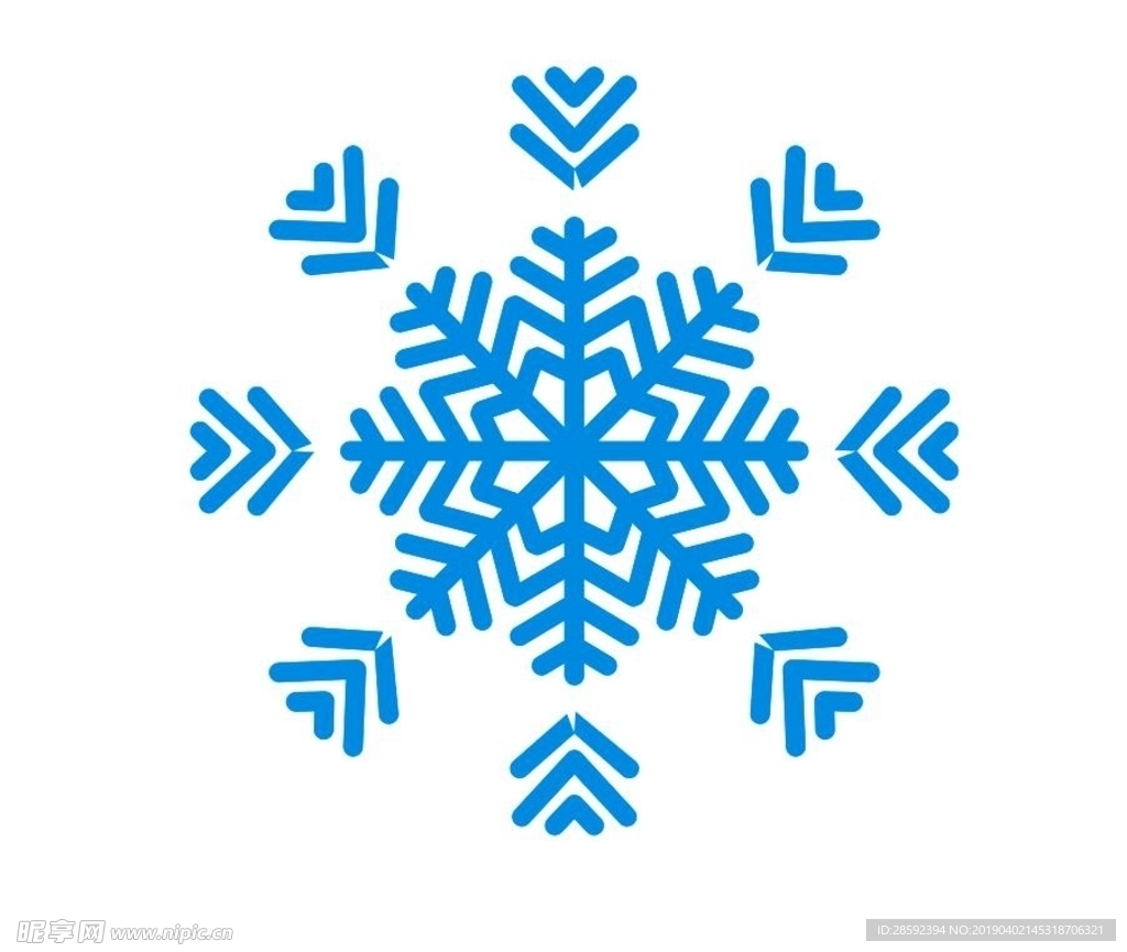 雪花 素材 矢量图 logo