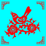 花鸟剪纸