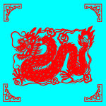 龙剪纸