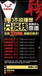 汽车销售行业招聘海报