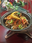 鲜虾猪手煲
