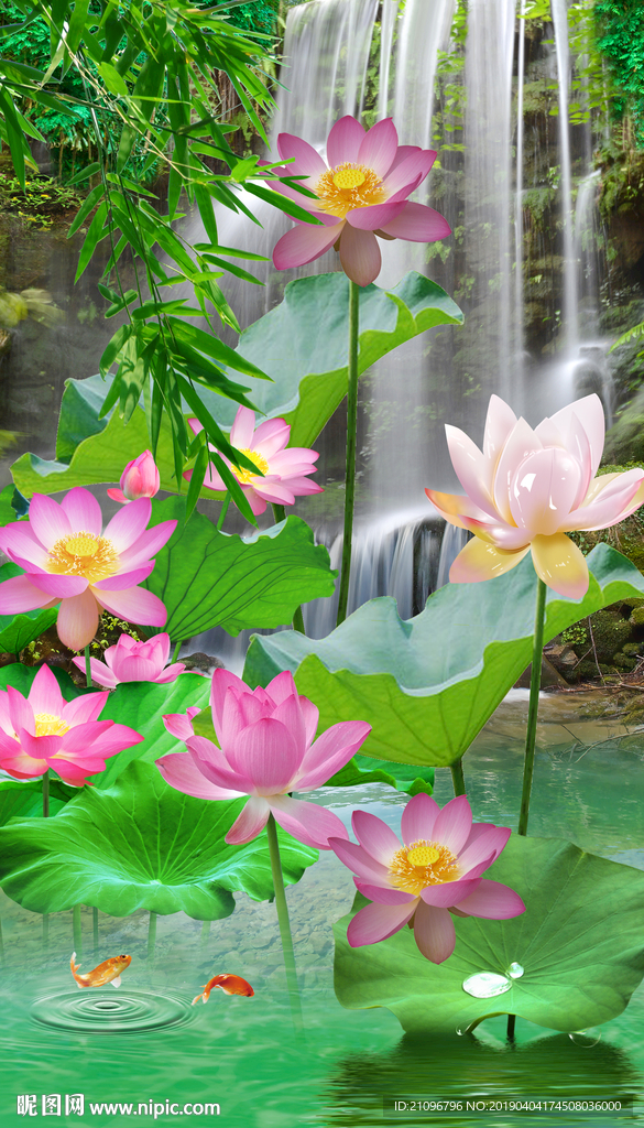 荷花玄关